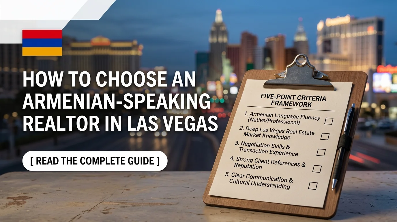 How to Choose an Armenian-Speaking Realtor in Las Vegas